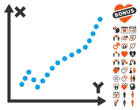 Function Plot Icon With Bonus Illustrazione stock