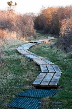 Functional boardwalk Foto stock