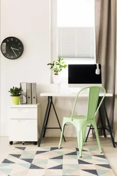 Functional home office idea 库存照片