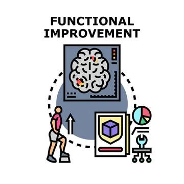 Functional improvement developing human capabilities and performance Illustration
