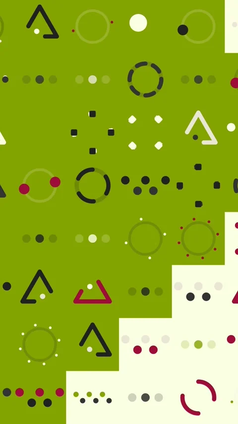 Functional Minimalist Aesthetic Background With Moving Geometric Systems Stock Footage 332342193