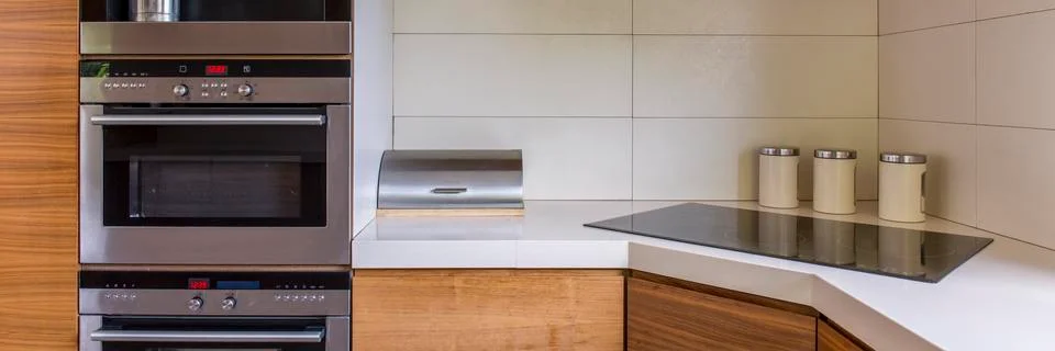 Functional modern kitchen design Foto stock