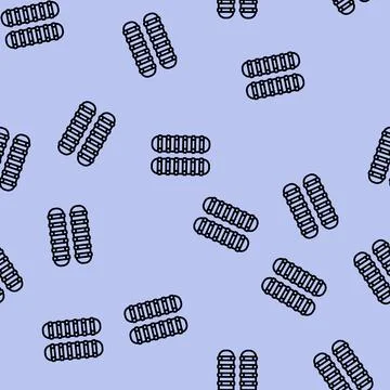 Functional training ladder line seamless pattern Stock Illustration