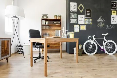 Functional use of a small home space Foto stock