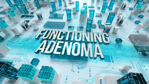 Functioning Adenoma with medical digital technology concept 動画素材 106735687