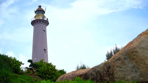 A functioning ancient lighthouse. Video stock 288340565