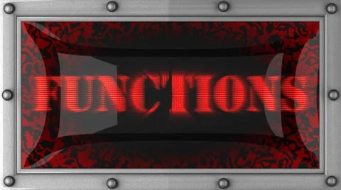 Functions on led Stock Footage