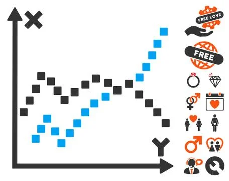 Functions Plot Icon With Bonus Ilustración de archivo