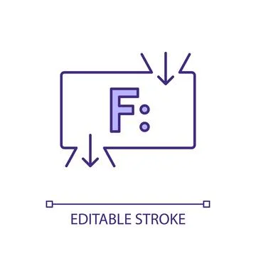 Functions in programming RGB color icon Stockillustratie