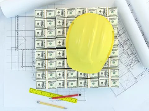 Fund for new construction Stock Illustration