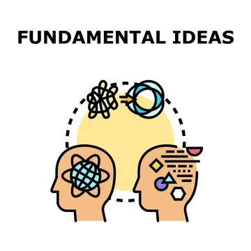 Fundamental ideas concept for problem solving Stock Illustration