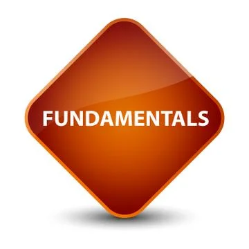 Fundamentals elegant brown diamond button 스톡 일러스트