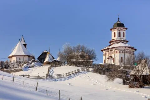 Fundatica village, Romania Stock Photos