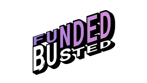 FUNDED vs BUSTED, 3D Text Animation in I... | Stock Video | Pond5