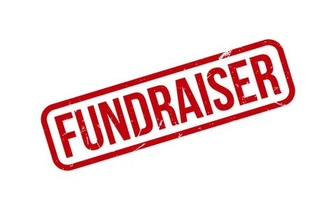 Fundraiser Rubber Stamp Seal Vector Illustrazione stock
