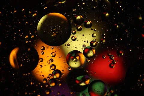 Funds different fluids abstract colors different rarities Fotos Stock