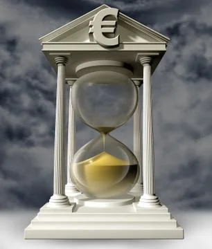 Funds running out Stock Illustration