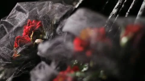 Funeral flowers Video stock 12277892