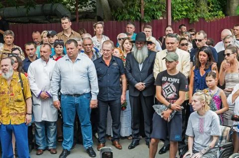Funeral procession Stock Photos