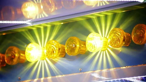 Funfair colored lights flashing 動画素材 56863433