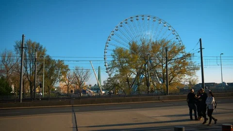 Funfair In Deutz Cologne Stock Footage 106628167