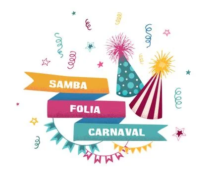 Funfair elements composition Stock Illustration