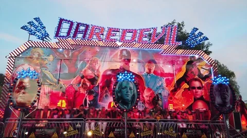 Funfair In London Stock Footage 114681471