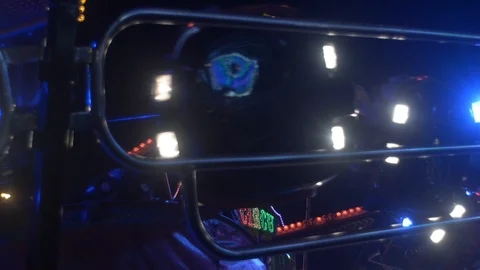 Funfair at night - Slow motion 動画素材 93546421