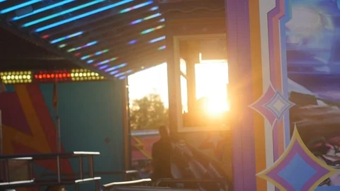 Funfair rides Stock Footage 88288130