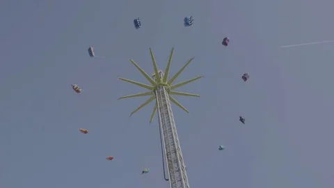 Funfair Slomo Stock Footage 82395997