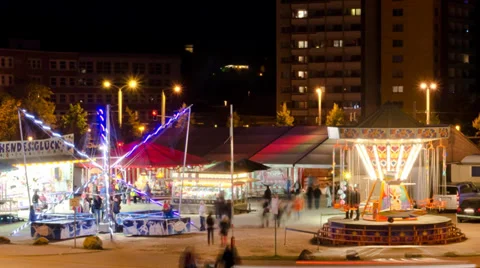 Funfair Timelapse Stock Footage 31330507