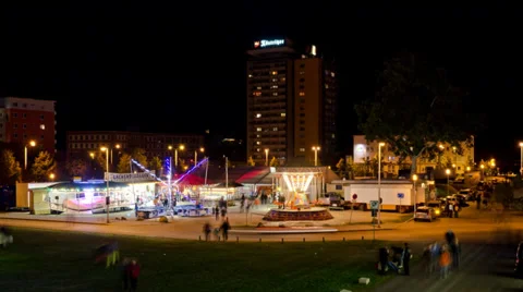 Funfair Timelapse Stock Footage 31333773