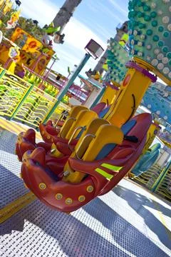 The funfair will open soon 写真素材