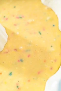 Funfettti Bundt Cake Stock Photos