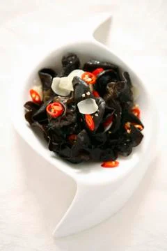 Fungus salad Stock Photos