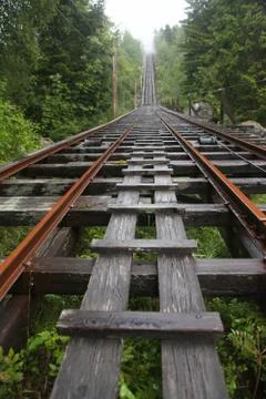 Funicular hike to Trolltunga Stock Photos