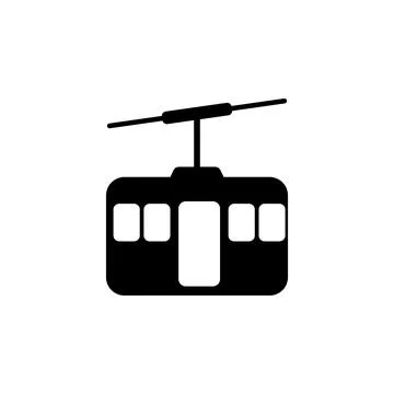 Funicular icon. Elements of transport icon. Premium quality graphic design icon Stock Illustration