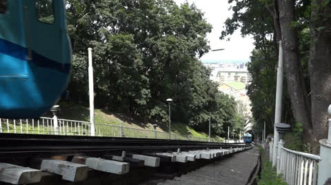 Funicular in Kiev Stock Footage 24951229