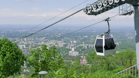 Funicular KOK TOBE Almaty 動画素材 189802645