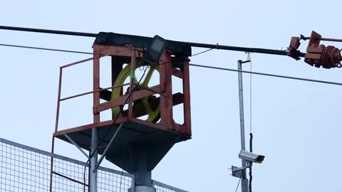 The funicular mechanism pulls the cables Stock Footage 260531031