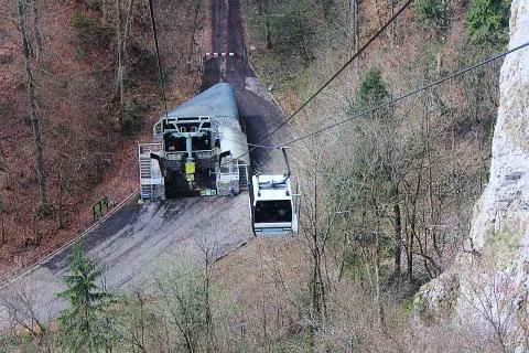 A funicular. Stock-Fotos