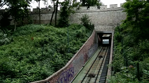 Funicular railway, Cable Car Stock Footage 53828869