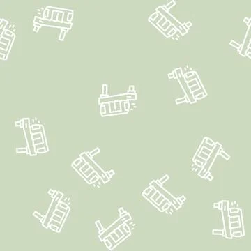 Funicular transport line vector seamless pattern 스톡 일러스트