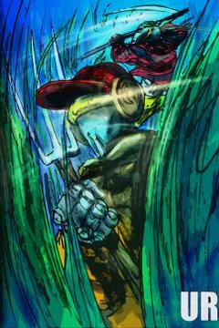 Funk bots field Illustrazione stock