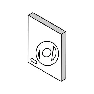 Funk disco party isometric icon vector illustration Stock Illustration