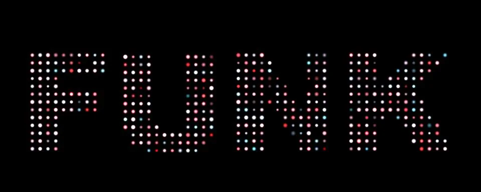 Funk led text イラスト素材