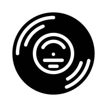 Funk music glyph icon vector illustration 스톡 일러스트