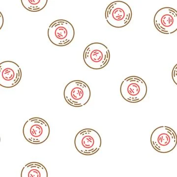 Funk music vector seamless pattern Stock Illustration