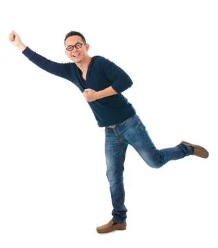 Funky asian man Stock Photos