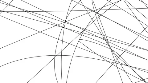 Funky background - abstract shapes looping visualization Stock Footage 98001342